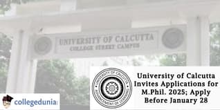 University of Calcutta Invites Applications for M.Phil. 2025; Apply Before January 28
